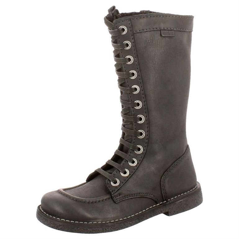 Kickers femme meetkiknew cuir vettore noir1461302_2 sur voshoes.com