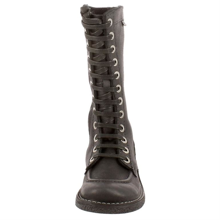 Kickers femme meetkiknew cuir vettore noir1461302_5 sur voshoes.com