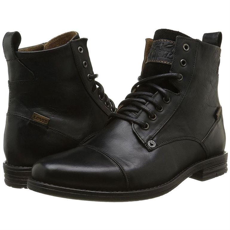 Levi s homme emerson lace up noir1462603_3 sur voshoes.com