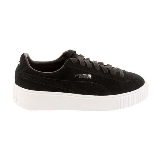 femme Puma femme suede platform noir