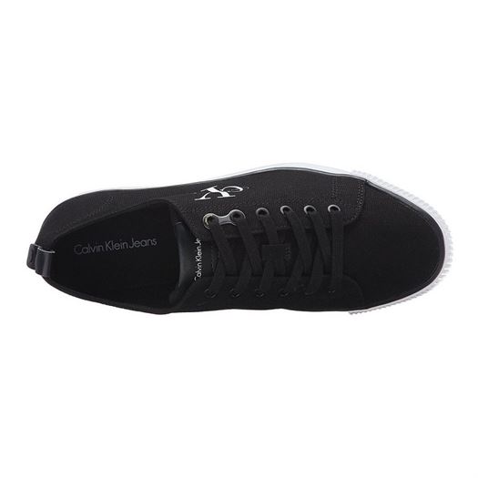 Baskets mode homme Calvin klein jeans arnold canvas noir VoShoes