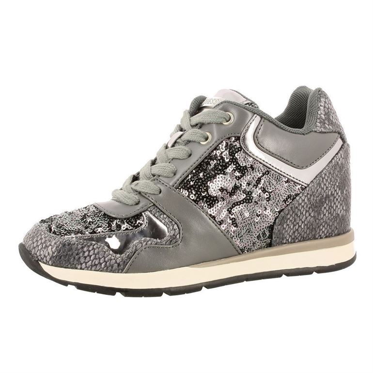 Guess femme laceyy paillettes gris1487002_2 sur voshoes.com