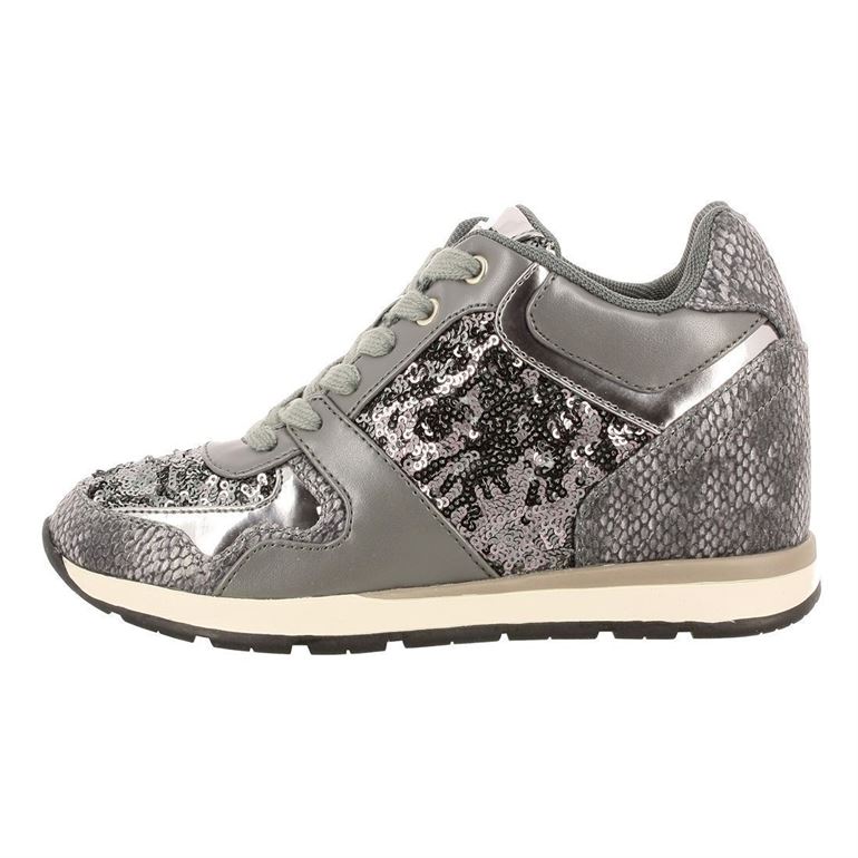 Guess femme laceyy paillettes gris1487002_3 sur voshoes.com