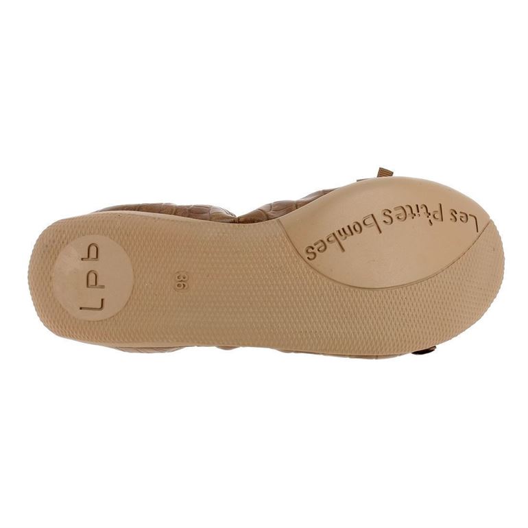 Les petites bombes femme ella croco beige1493601_5 sur voshoes.com