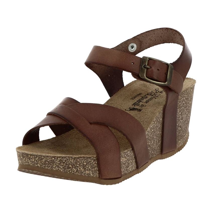 Maison de l espadrille femme 3547 marron1505402_2 sur voshoes.com