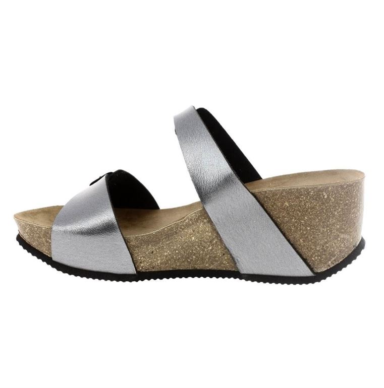 Maison de l espadrille femme 3545 gris1505601_4 sur voshoes.com