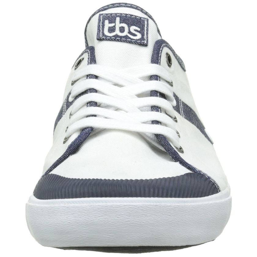 Tbs homme tennis jeans blanc1512603_4 sur voshoes.com