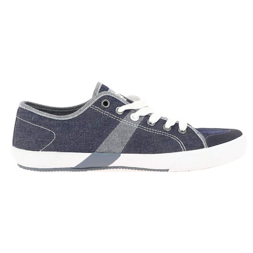 Baskets mode homme Tbs tennis jeans bleu VoShoes