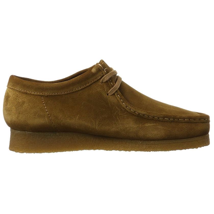 femme Clarks femme wallabee marron