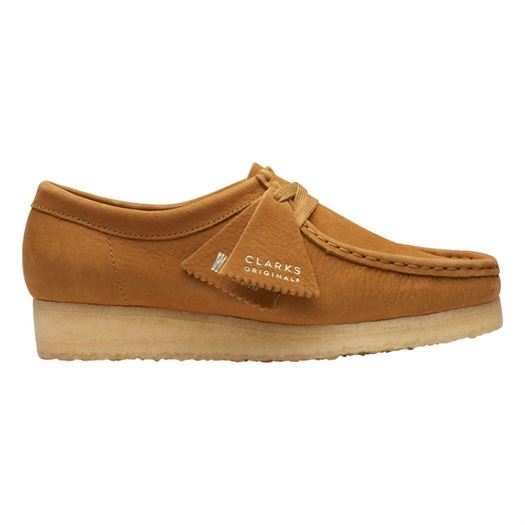 femme Clarks femme wallabee marron