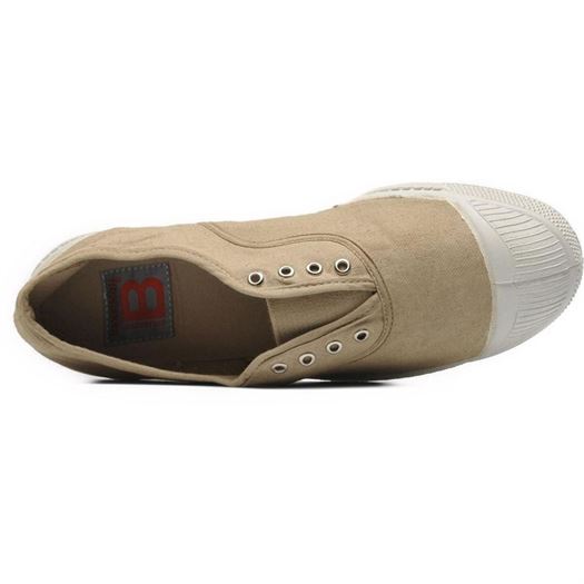 Bensimon femme tennis elly beige1530803_4 sur voshoes.com