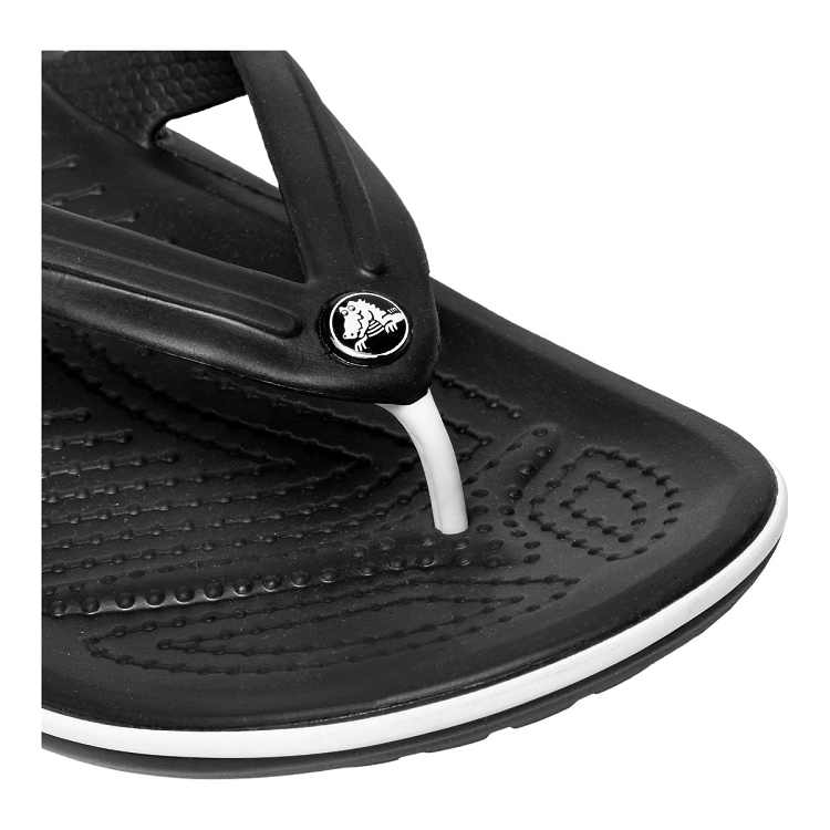 Crocs femme crocband flip noir1534701_4 sur voshoes.com