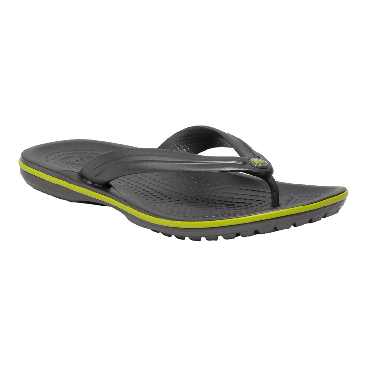 Crocs femme crocband flip graphite1534702_2 sur voshoes.com