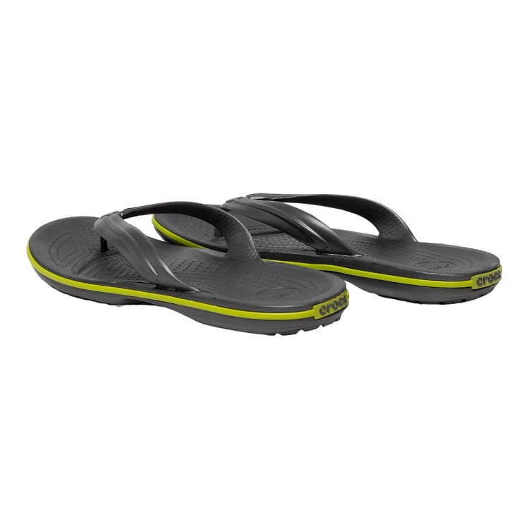 Crocs femme crocband flip graphite1534702_4 sur voshoes.com