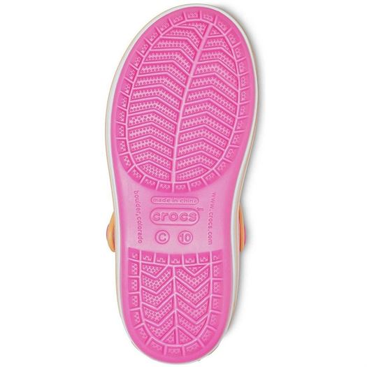 Crocs fille crocband sandal kids rose1534903_6 sur voshoes.com