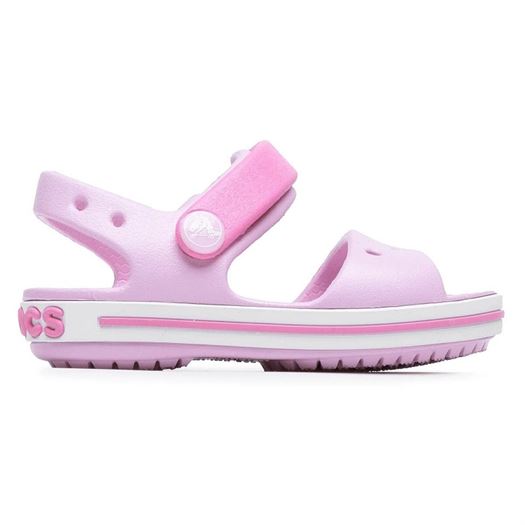 fille Crocs fille crocband sandal kids rose