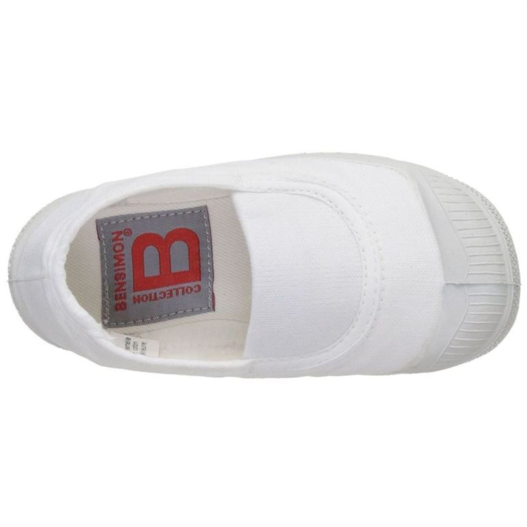 Bensimon fille tennis elastique blanc1539701_6 sur voshoes.com