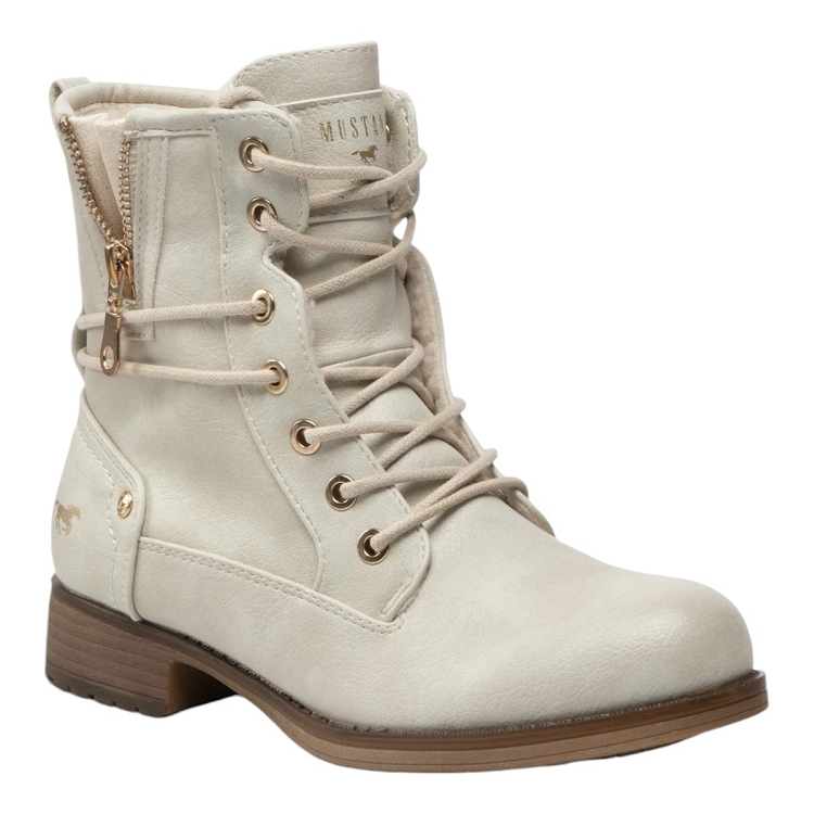 Mustang femme 1139630 blanc1544605_2 sur voshoes.com