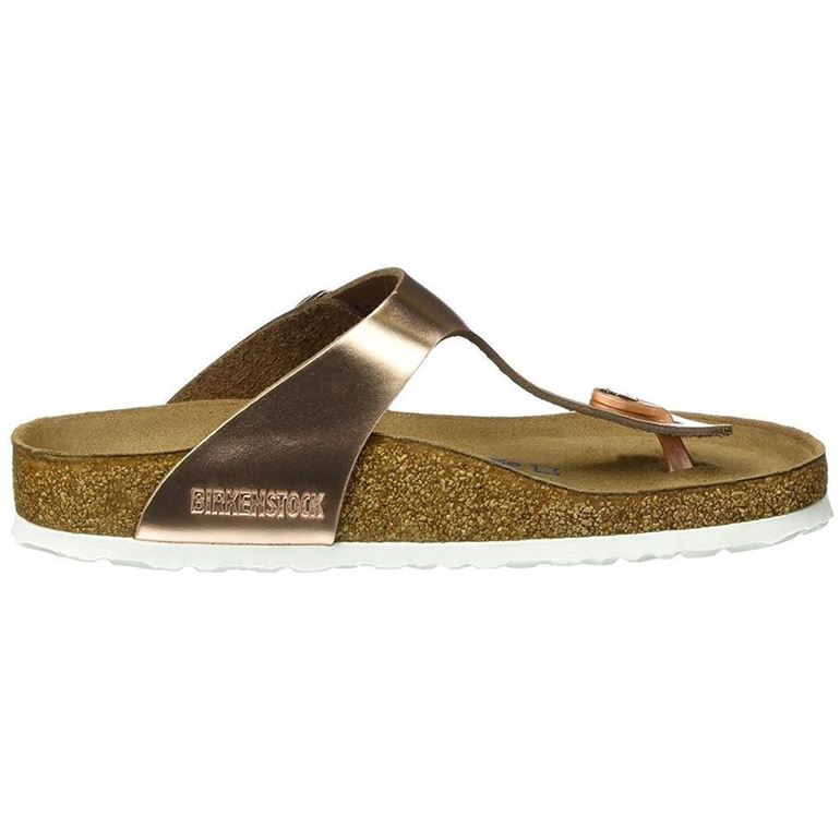 femme Birkenstock femme gizeh metallic