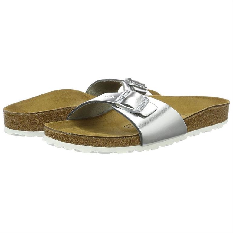 Birkenstock femme madrid argent1558202_3 sur voshoes.com