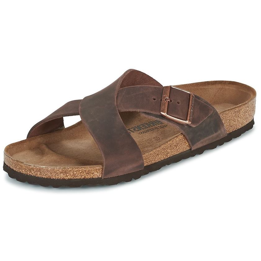 Birkenstock homme tunis marron1558401_2 sur voshoes.com
