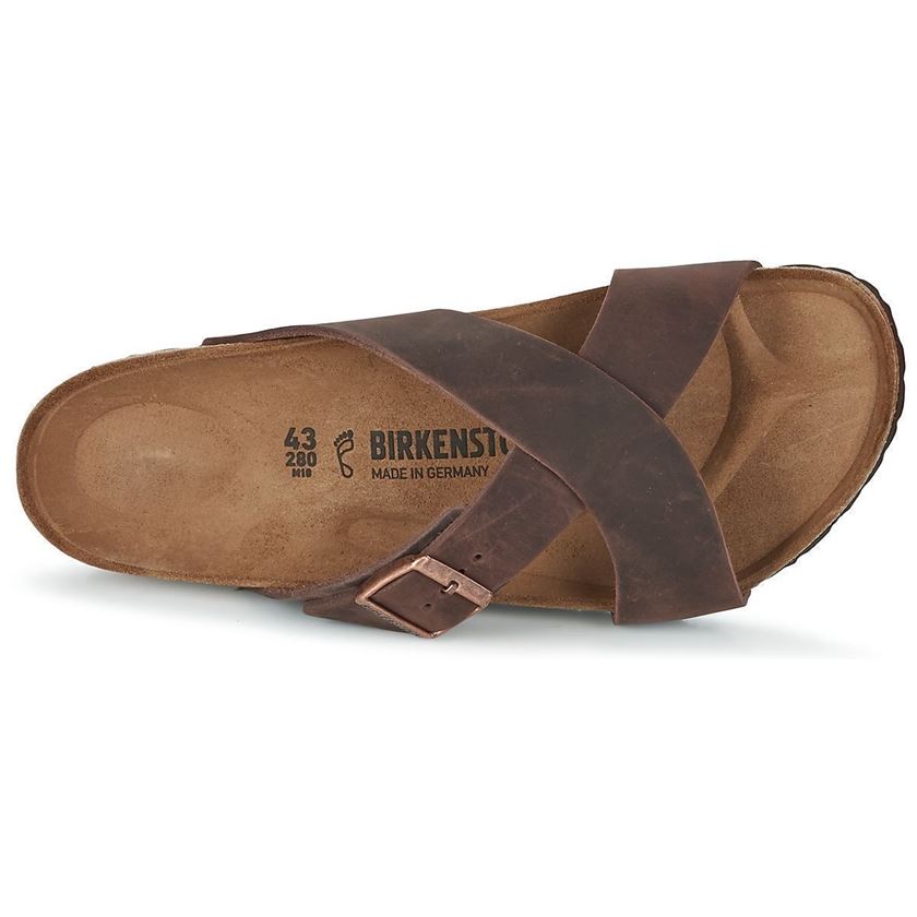 Birkenstock homme tunis marron1558401_6 sur voshoes.com