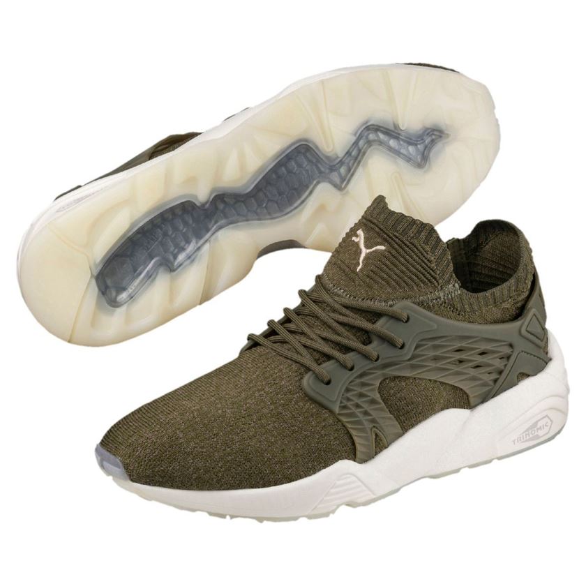 Puma homme blaze cage evoknit vert1559702_3 sur voshoes.com