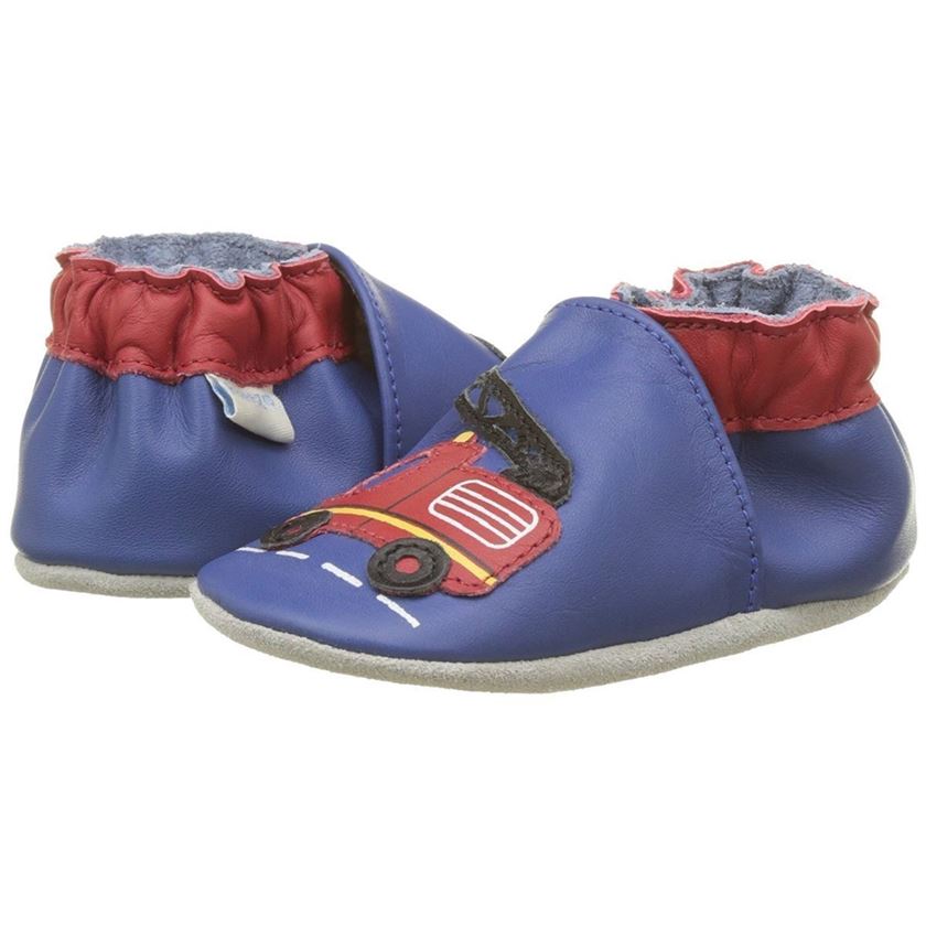 Robeez garcon firetruck bleu1580101_3 sur voshoes.com