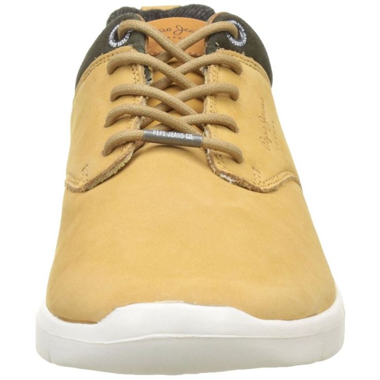 Pepe jeans homme jayden nubuck jaune1583001_4 sur voshoes.com