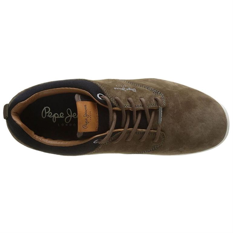 Pepe jeans homme jayden suede marron1583102_3 sur voshoes.com