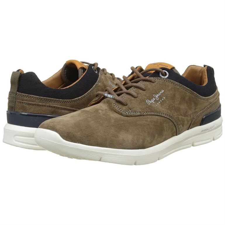 Pepe jeans homme jayden suede marron1583102_4 sur voshoes.com