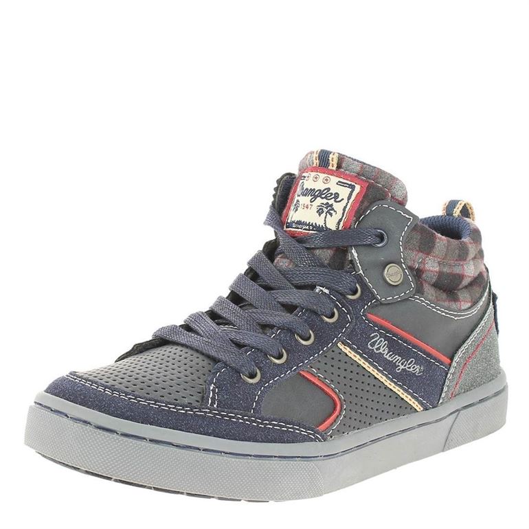 Wrangler garcon conifer mid bleu1584402_2 sur voshoes.com