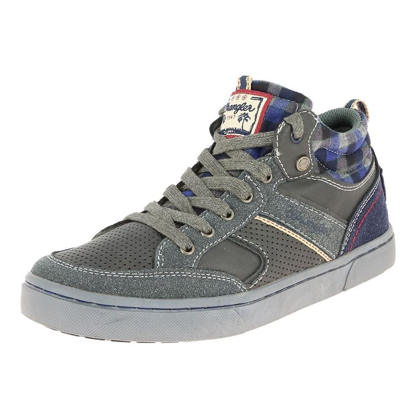 Wrangler garcon conifer mid gris1584501_2 sur voshoes.com