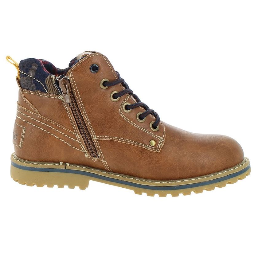 Wrangler garcon yuma marron1585301_4 sur voshoes.com