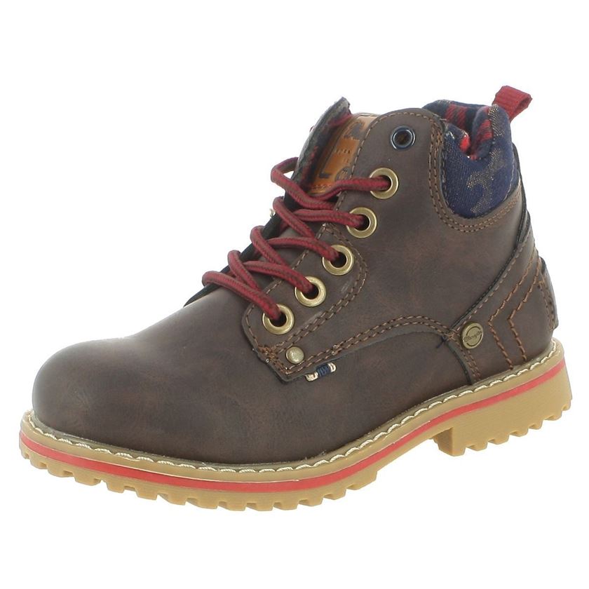 Wrangler garcon yuma marron1585302_2 sur voshoes.com