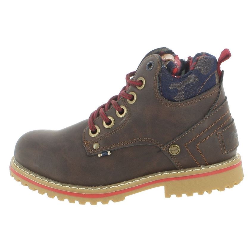 Wrangler garcon yuma marron1585302_5 sur voshoes.com