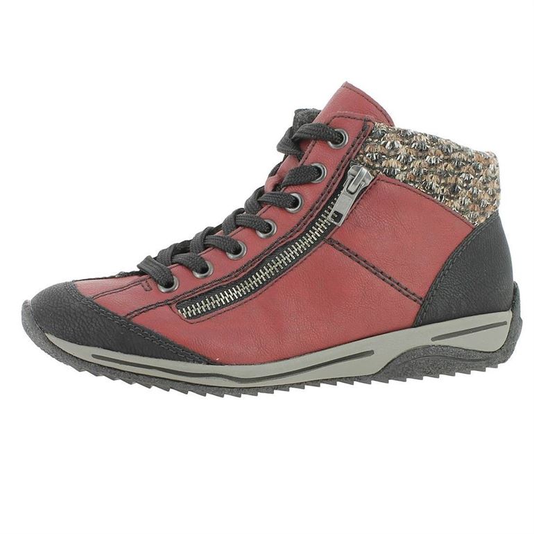 Rieker femme l5223 rouge1589502_3 sur voshoes.com