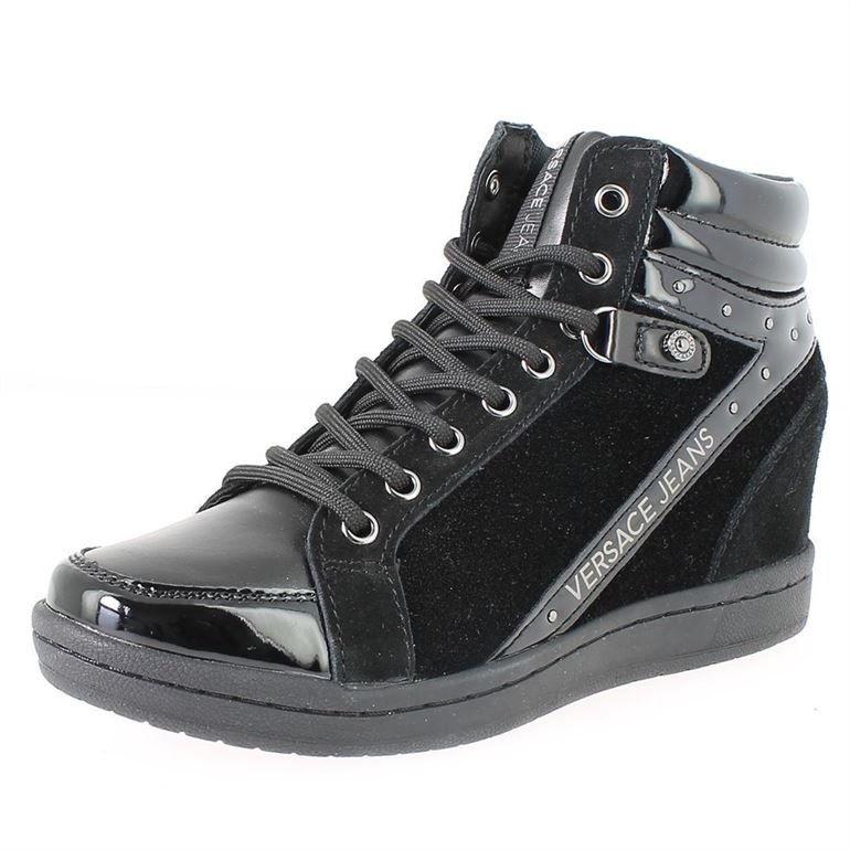 Versace jeans femme linea wedge noir1597701_2 sur voshoes.com