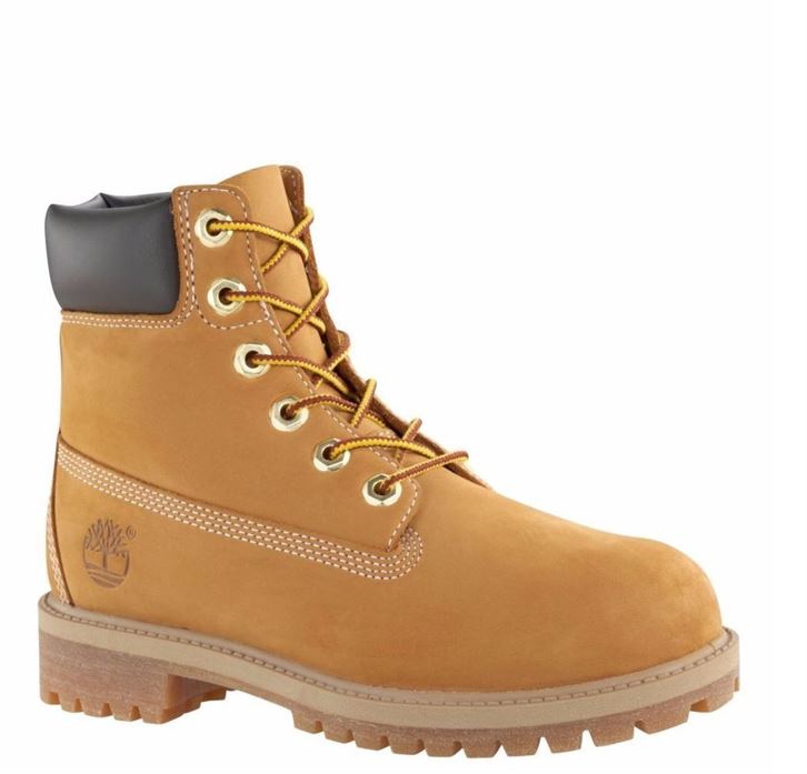 Timberland femme 6in prem wheat jaune1603102_2 sur voshoes.com