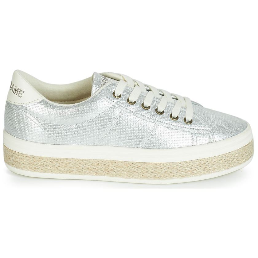 femme No name femme malibu sneaker irun argent