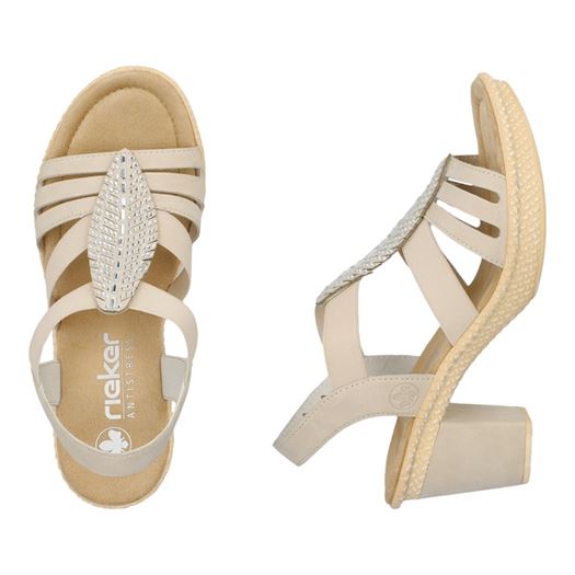 Rieker femme morokko beige1622402_4 sur voshoes.com