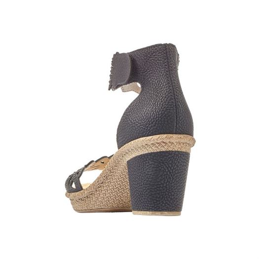 Rieker femme wildebuk noir1622702_4 sur voshoes.com