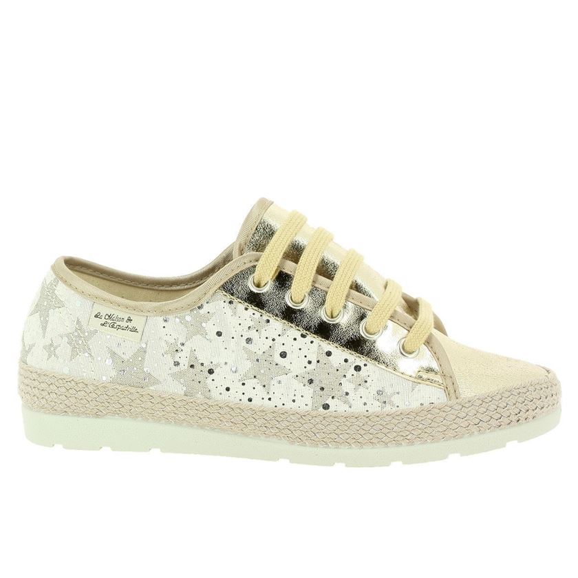 femme Maison de l espadrille femme 3722 or