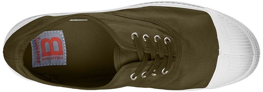 Bensimon femme TENNIS F kaki1625406_5 sur voshoes.com