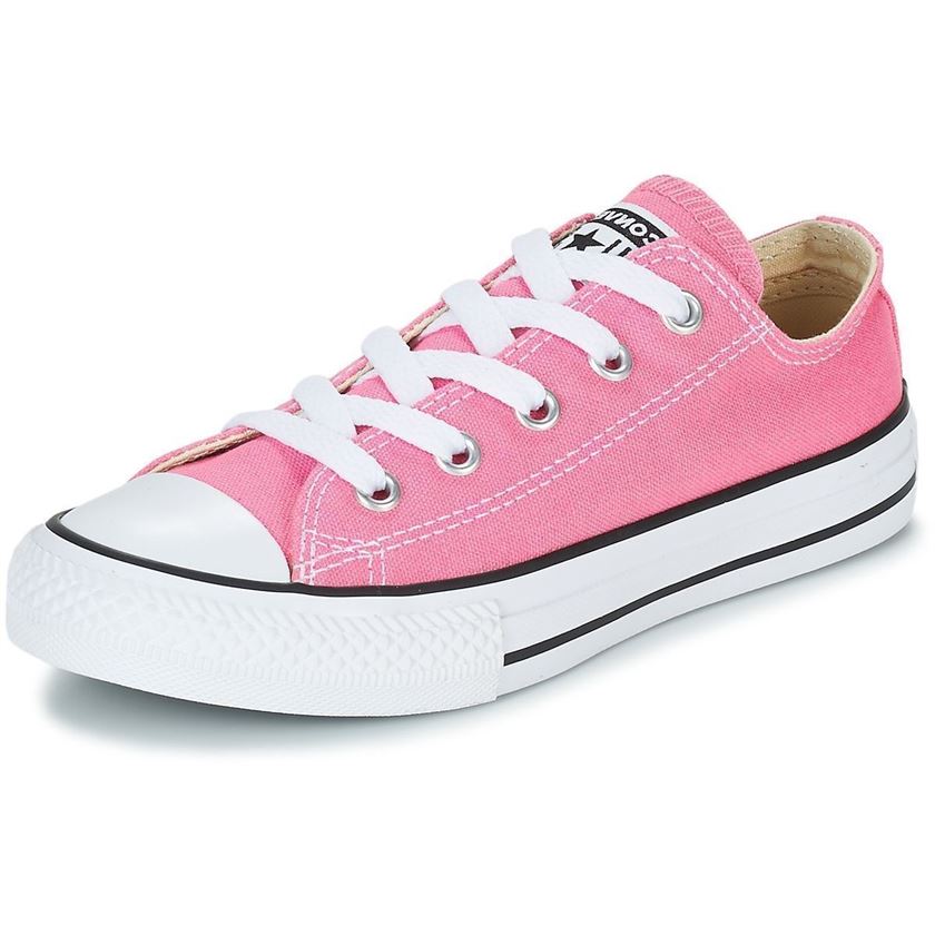 Converse fille cats all star ox rose1629704_2 sur voshoes.com