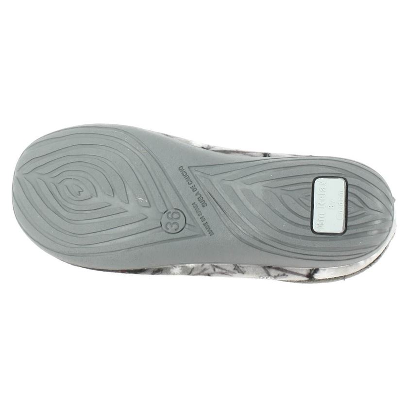 Maison de l espadrille femme flocons gris1654001_6 sur voshoes.com