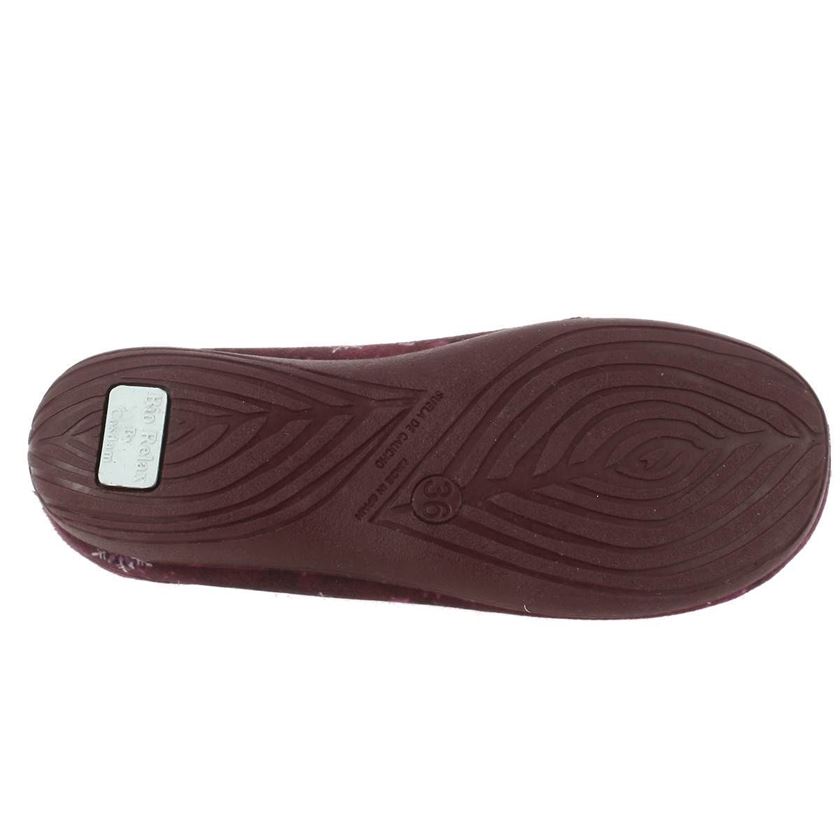 Maison de l espadrille femme winter bordeaux1654101_6 sur voshoes.com