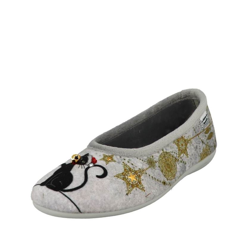 Maison de l espadrille femme noel gris1654201_2 sur voshoes.com