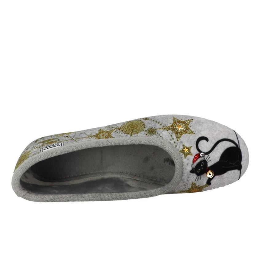 Maison de l espadrille femme noel gris1654201_6 sur voshoes.com