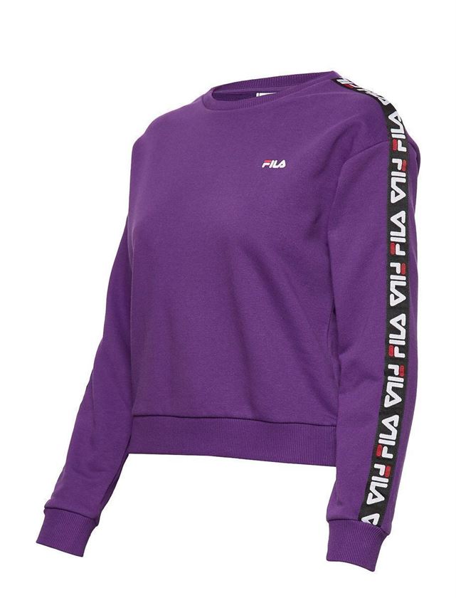 Fila femme tivka crew sweat violet1654403_3 sur voshoes.com